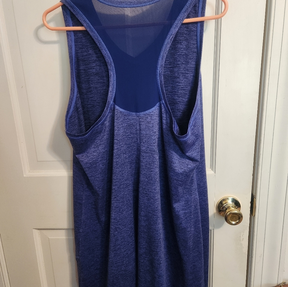Tek Gear DryTEK Heathered Blue Athletic Dress XL - Picture 3 of 8